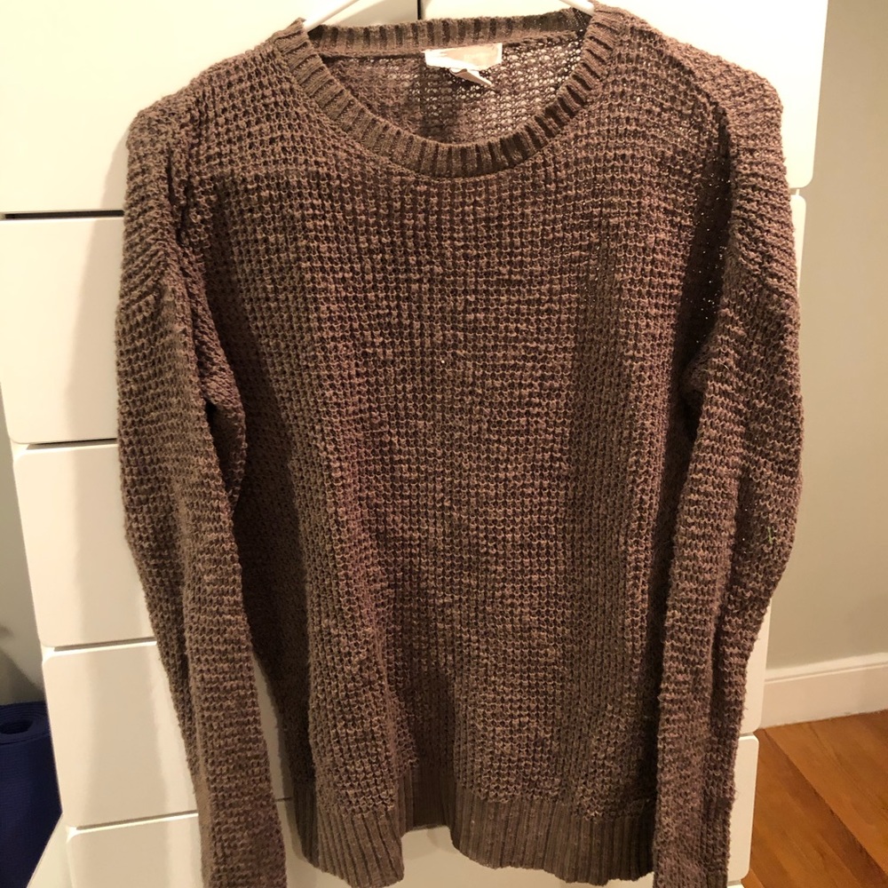 Forever 21 Brown/Gray Sweater